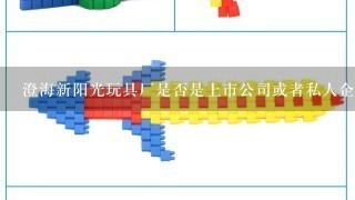 澄海新阳光玩具厂是否是上市公司或者私人企业？